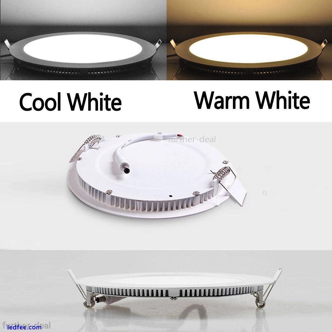 Dimmable Epistar Recessed LED Panel Lamp 9W 12W 15W 18W 21W Ceiling Down Lights 0 