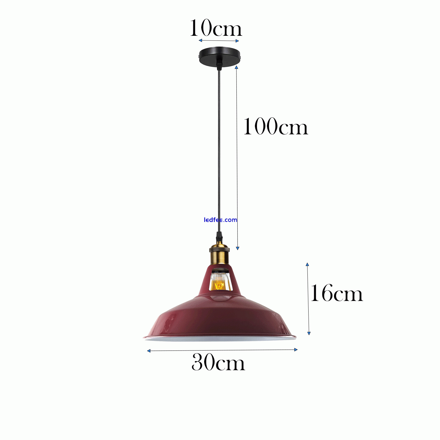 Vintage Industrial Pendant Light Modern Hanging Retro Lamp LED Ceiling Lights UK 4 