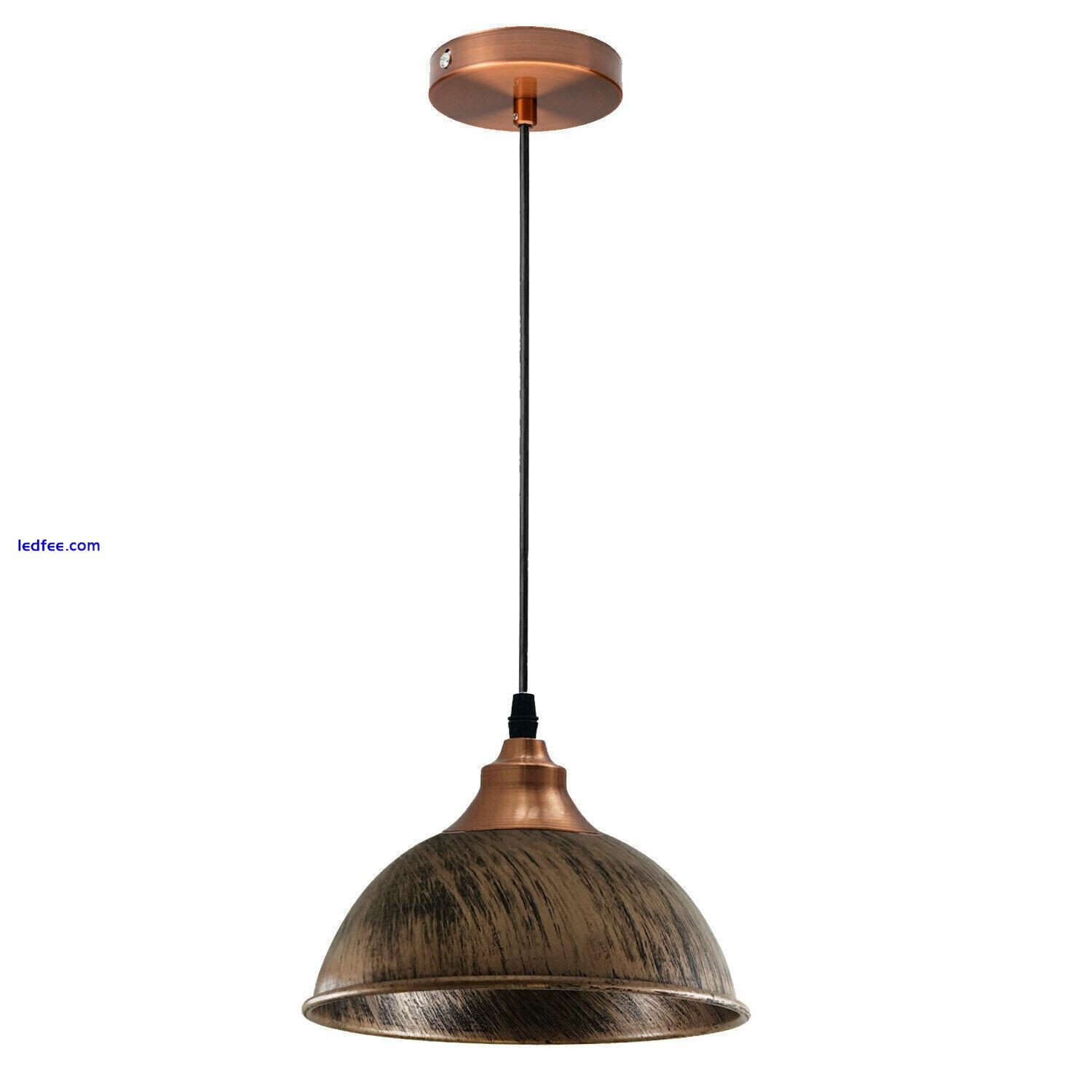 Modern LED Ceiling Lights Vintage Industrial Pendant Light Hanging Retro Lamp UK 3 