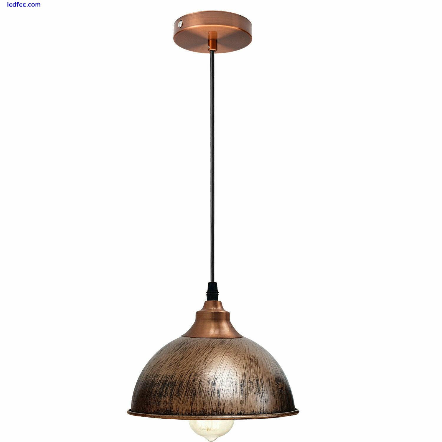 Modern LED Ceiling Lights Vintage Industrial Pendant Light Hanging Retro Lamp UK 5 