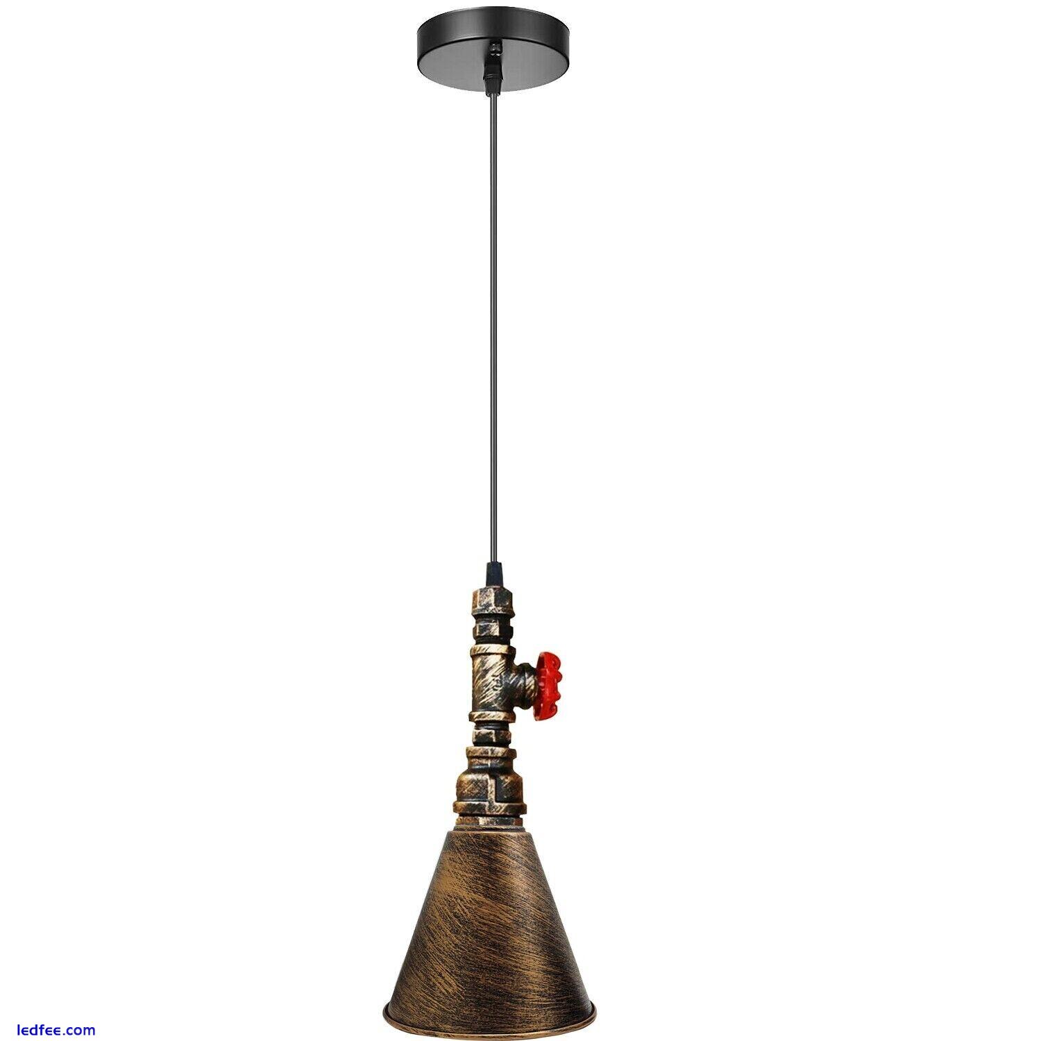Ceiling Light Shade Lampshade Easy Fit Pendant Metal Cone Kitchen Living Room 4 