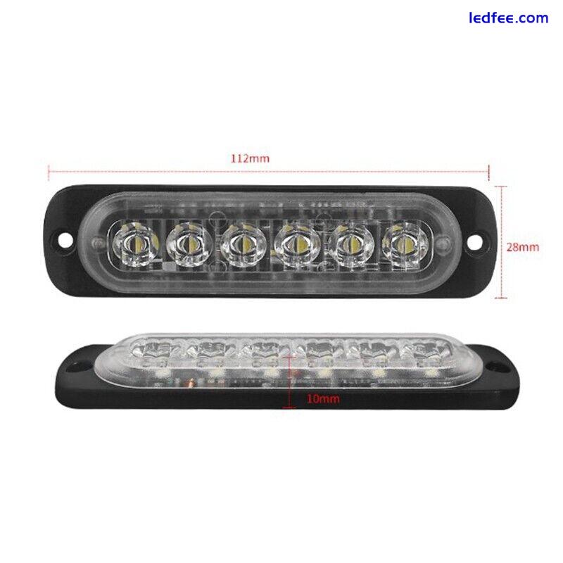 12v LED Flush Mount Flood Light Bar Driving Off Road/Led Waterproof/Work Light 3 