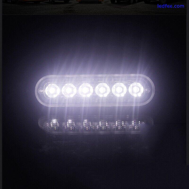 12v LED Flush Mount Flood Light Bar Driving Off Road/Led Waterproof/Work Light 1 