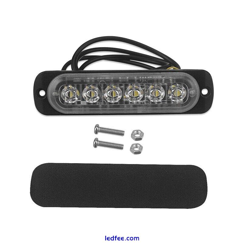 12v LED Flush Mount Flood Light Bar Driving Off Road/Led Waterproof/Work Light 2 