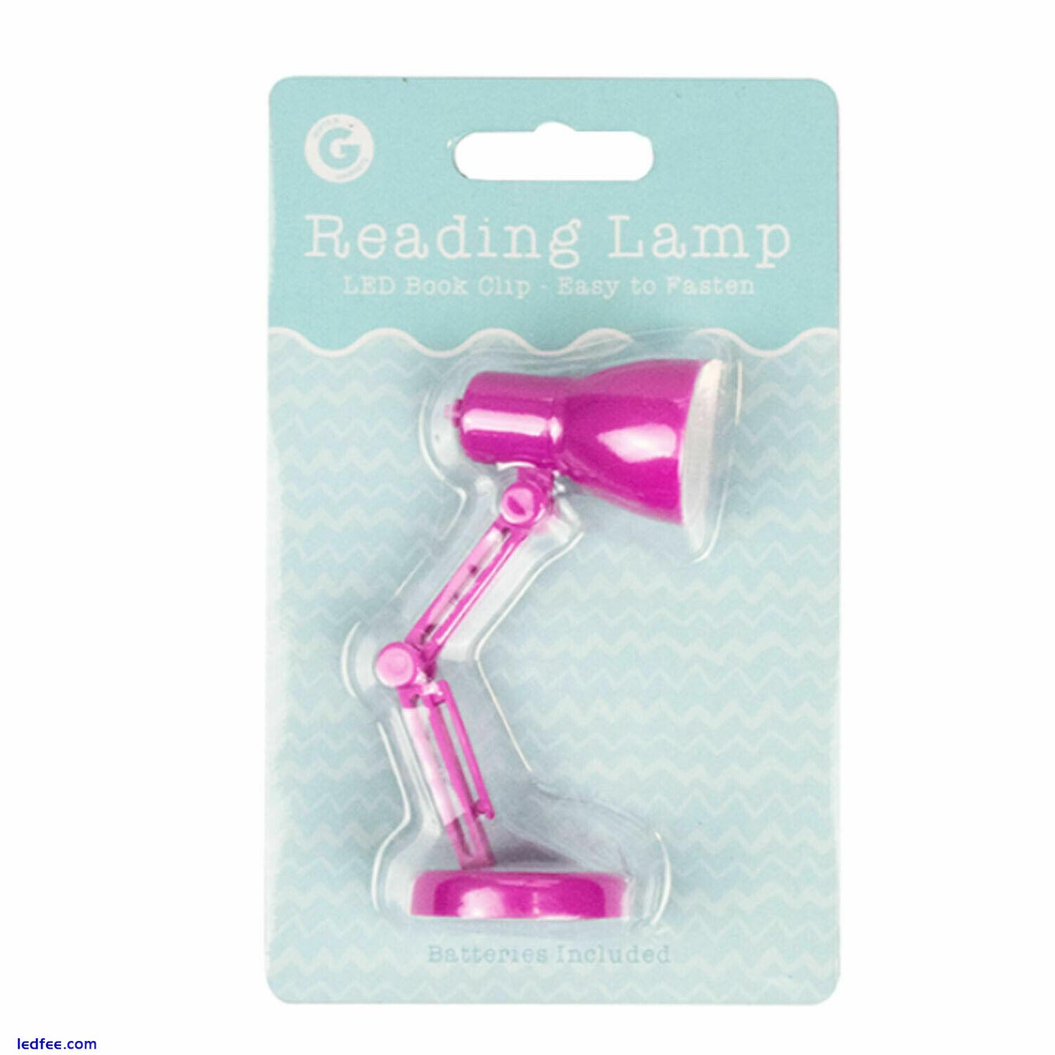LED MINI READING LAMP CLIP ON Flexible  Desk Bed Read Table Study Light Gift UK 5 