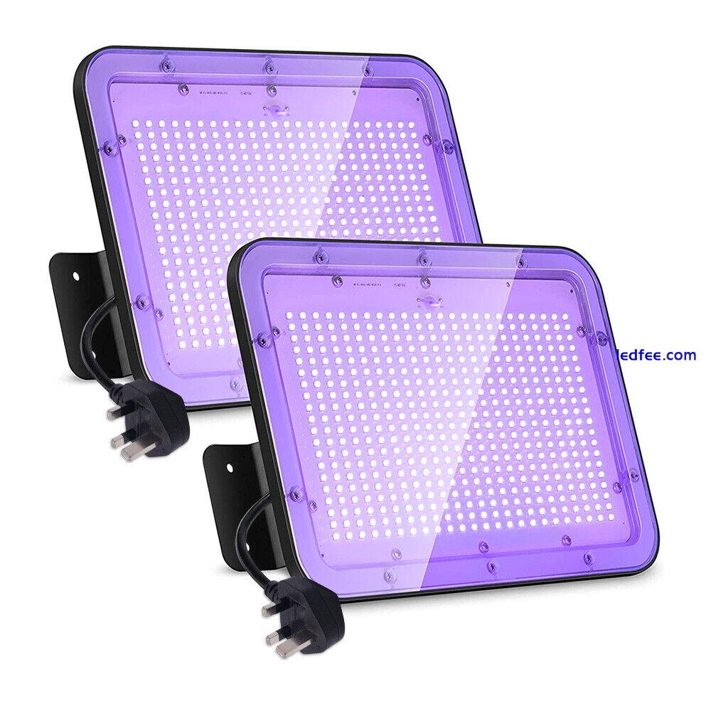 UV LED Flood Light Blacklight Waterproof Outdoor Glow in The Dark 30W/60W/100W 2 