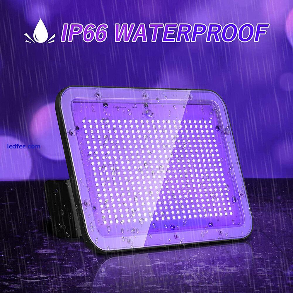 UV LED Flood Light Blacklight Waterproof Outdoor Glow in The Dark 30W/60W/100W 1 