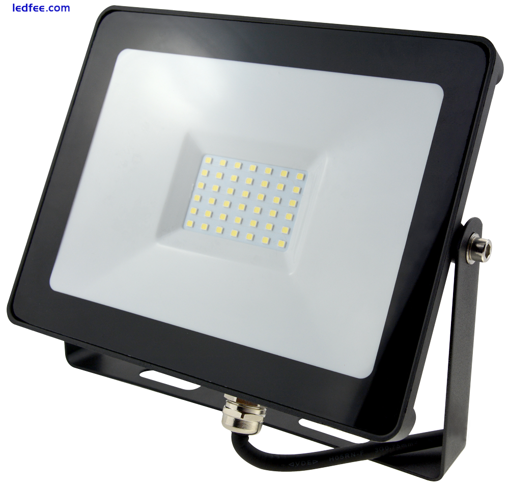 20 x 30w LED Flood Lights in 6000K Daylight IP65 Compact Slim Design Bulk Joblot 0 