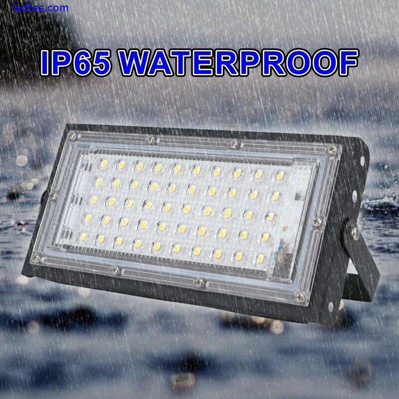 110V 50W 4500LM Led Flood Light Outdoor Security Floodlight Spot Lamp Garden 1 