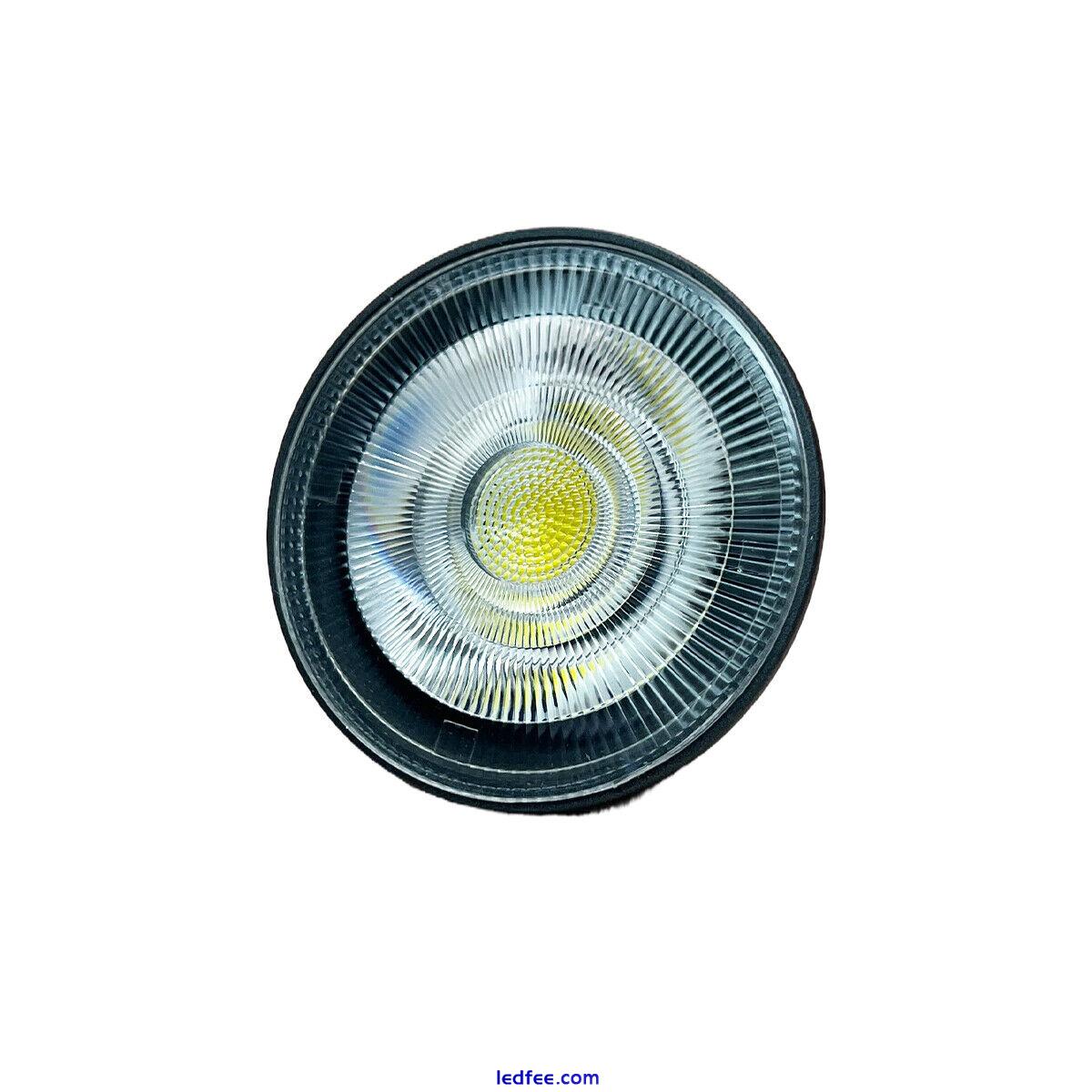 10W GU10 MR16 Dimmable COB LED Spotlight 220V 12V 24V Black Gray Bright Lamps FC 2 