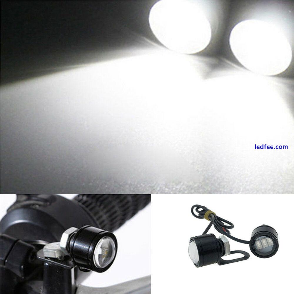 1Pair Motorcycle Headlight Spotlight  Front Ligh White 5630-3SMD  LED Light G 2 