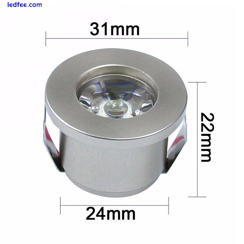1/3W Recessed Mini Spotlight Lamp Ceiling Mounted LED Downlight Ceiling Lig*eh 5 