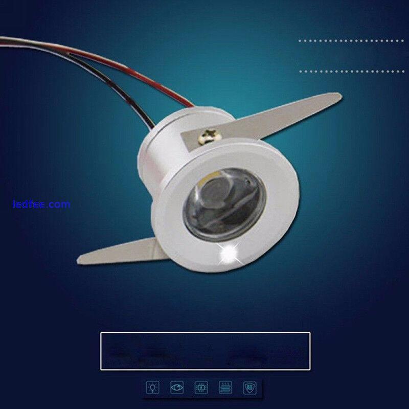 1/3W Recessed Mini Spotlight Lamp Ceiling Mounted LED Downlight Ceiling Lig*eh 4 