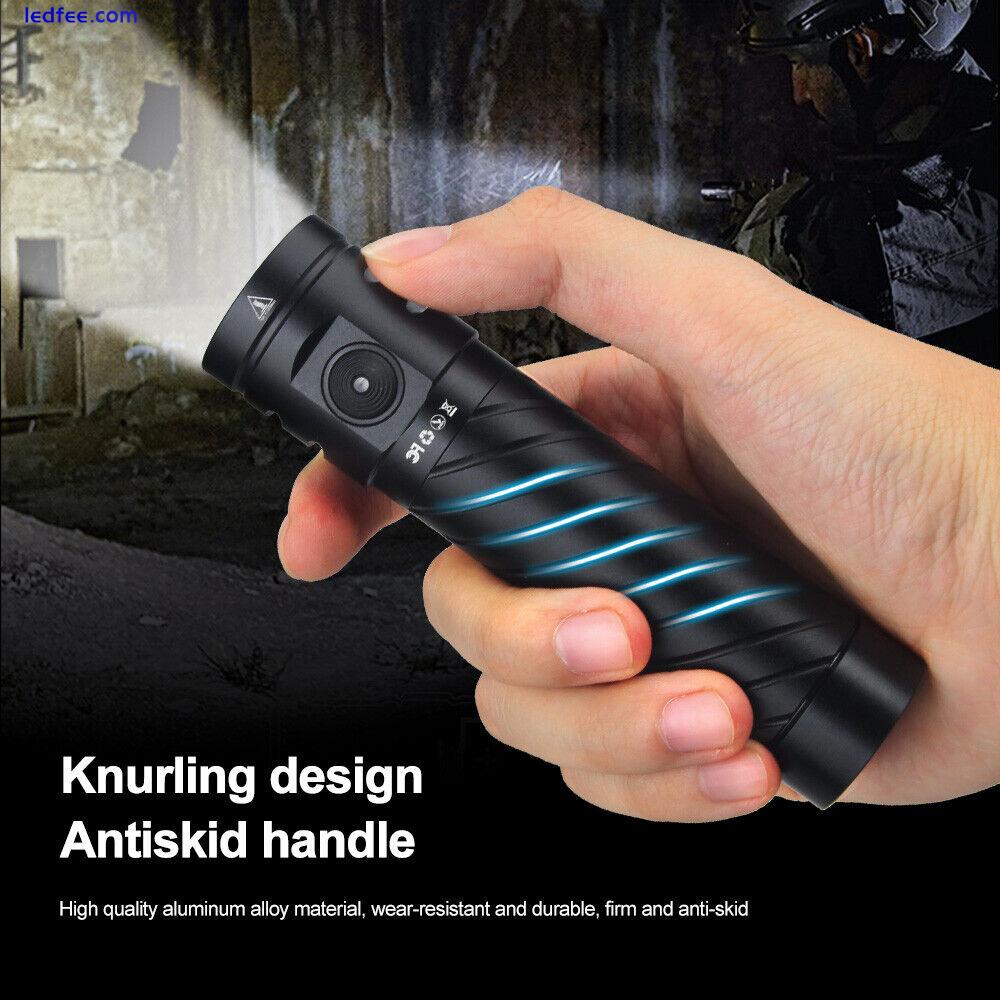 USB Charging 3LED Flashlight Torch Mini Portable 21700 Torch 3000LM Spotlight 5 