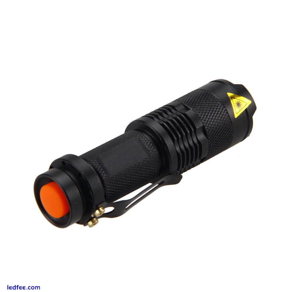 Green Red White Light LED Flashlight,Zoomable,Tactical Torch Hunting Astronomy 2 