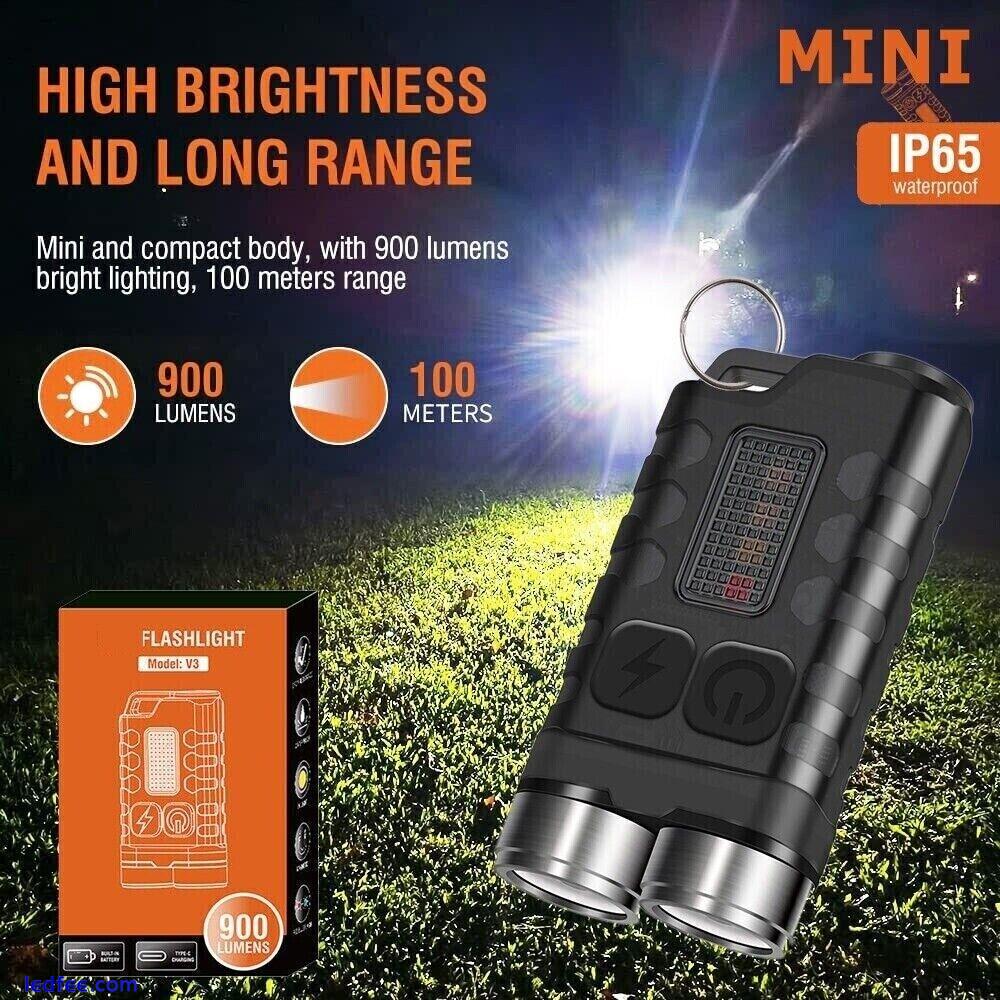 SMALL TORCH | Mini Handheld Powerful LED Tactical Pocket Flashlight Rechargeable 0 
