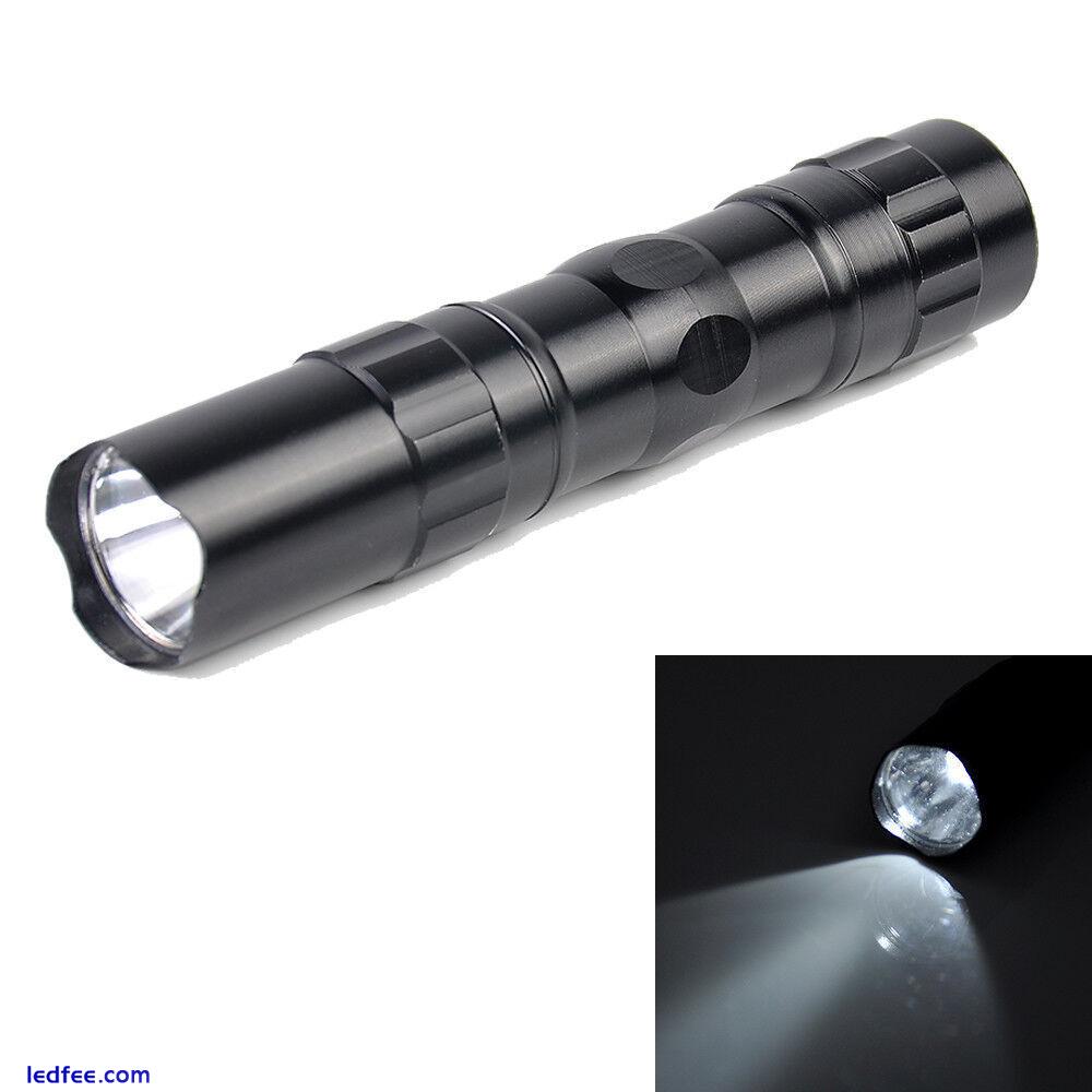 SMALL TORCH | Mini Handheld Powerful LED Tactical Pocket Flashlight Bright UK A+ 3 