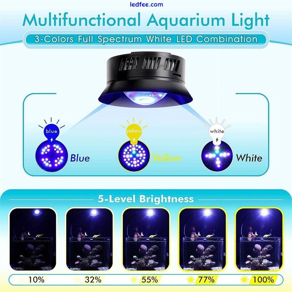 Marine Aquarium Saltwater Clip-on Spectrum  Fish Tank Led Light with Timer 3 