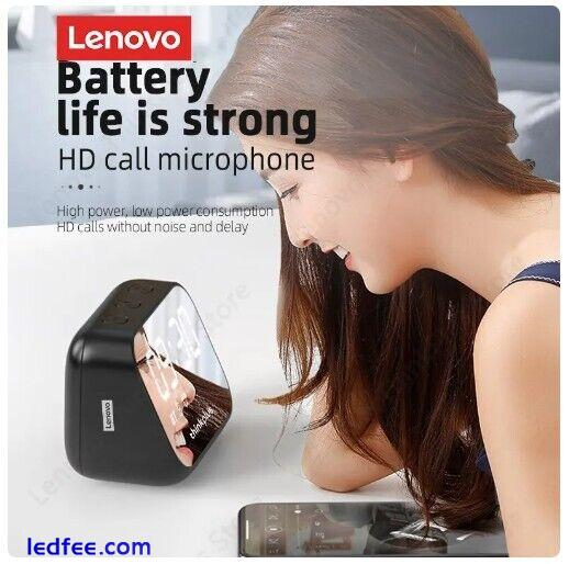 Lenovo TS13 LED Digital Smart Alarm Clock Mirror Design Speaker 3 