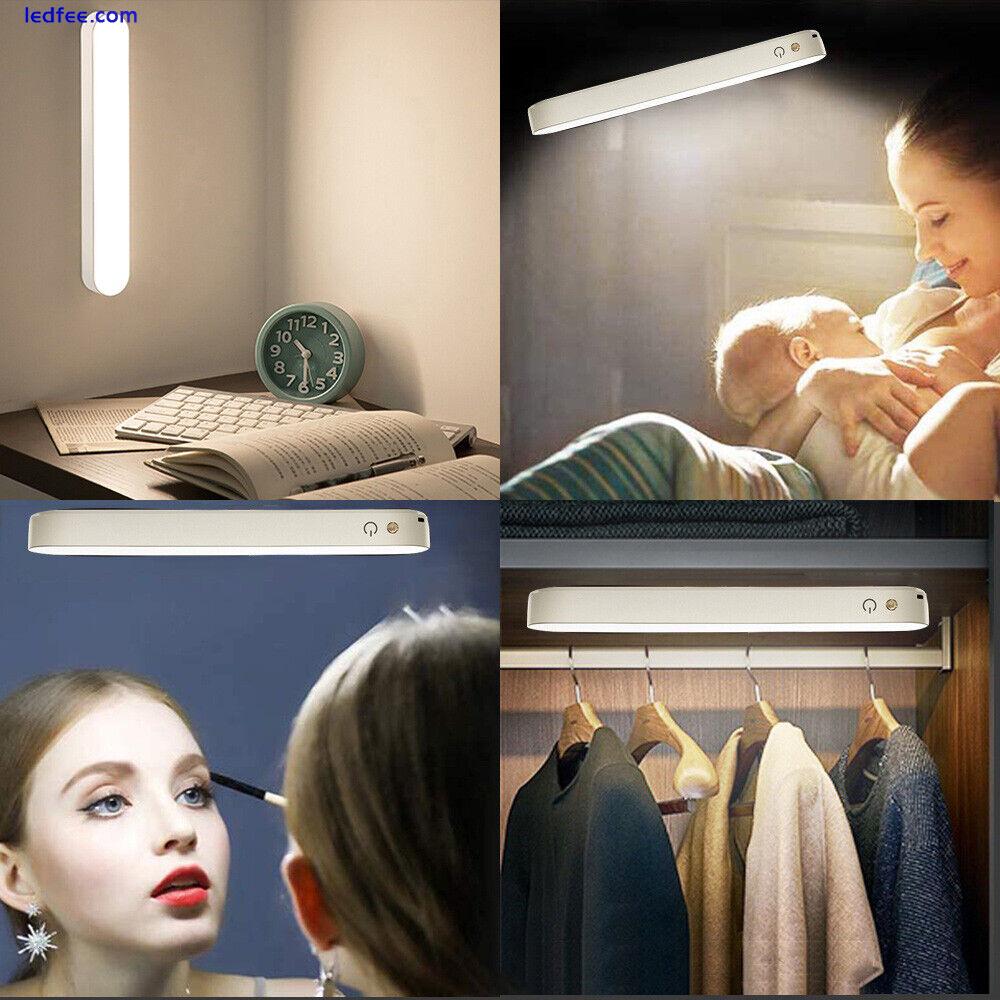 Magnetic LED Reading Desk Lamp Touch Dimmable Rechargeable Handheld Wall Lamp 5 