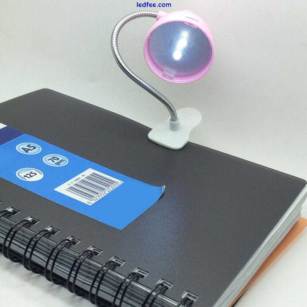 Desk Lamp Bedside LED Clip Eye-caring Reading Light Bedroom Flexible 3 