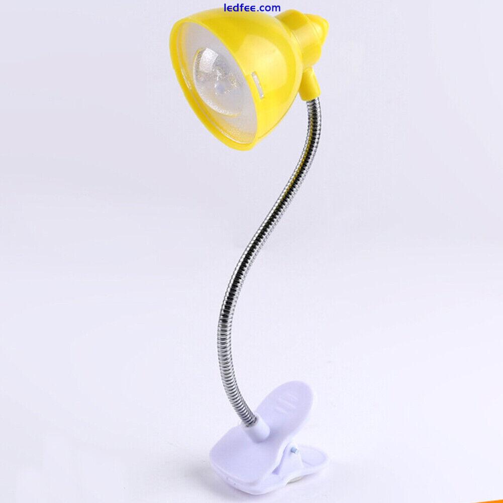 Desk Lamp Bedside LED Clip Eye-caring Reading Light Bedroom Flexible 4 