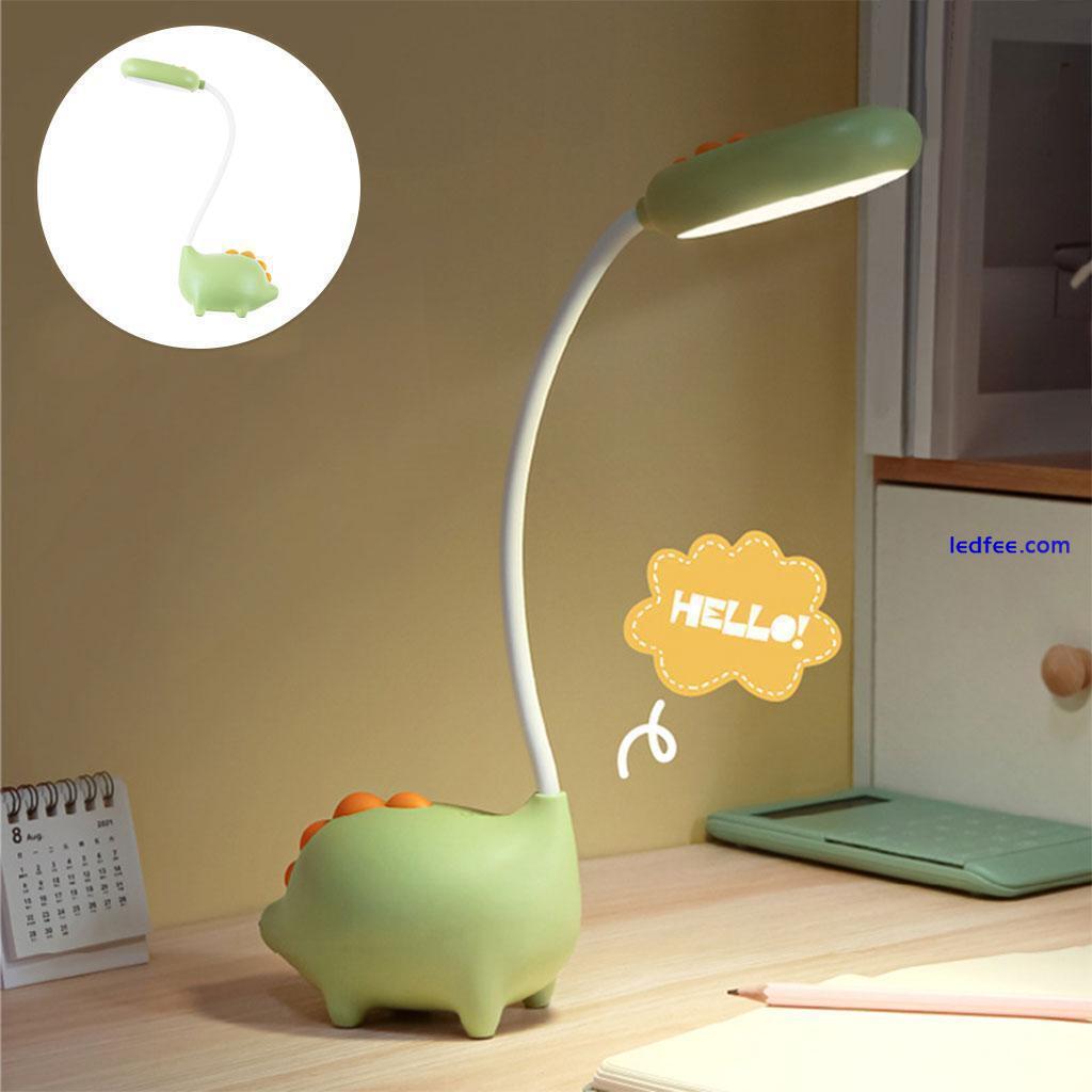 LED Desk Lamp Foldable Dimmable Touch Table Lamp 5V USB Powered Green 4 