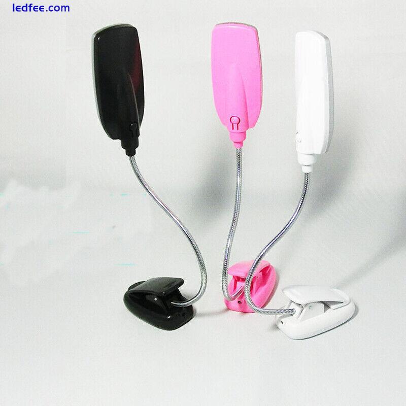 1PCS Flexible USB 28 LED Light Clip-on Beside Bed Table Desk Reading Book Lamp 1 