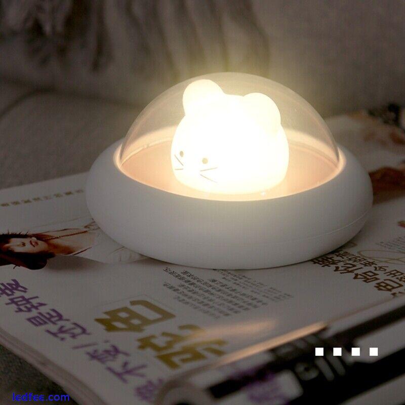 Led Cartoon Charging Small Desk Lamp Usb Mouse Night Light Feeding Lamp 5 