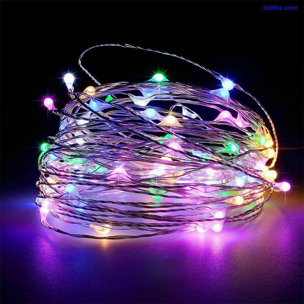 USB Plug In LED Fairy String Lights DIY Micro Copper Wire Decor Party Wall Decor 1 