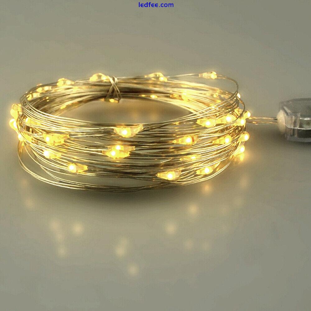 USB Plug In LED Fairy String Lights DIY Micro Copper Wire Decor Party Wall Decor 4 