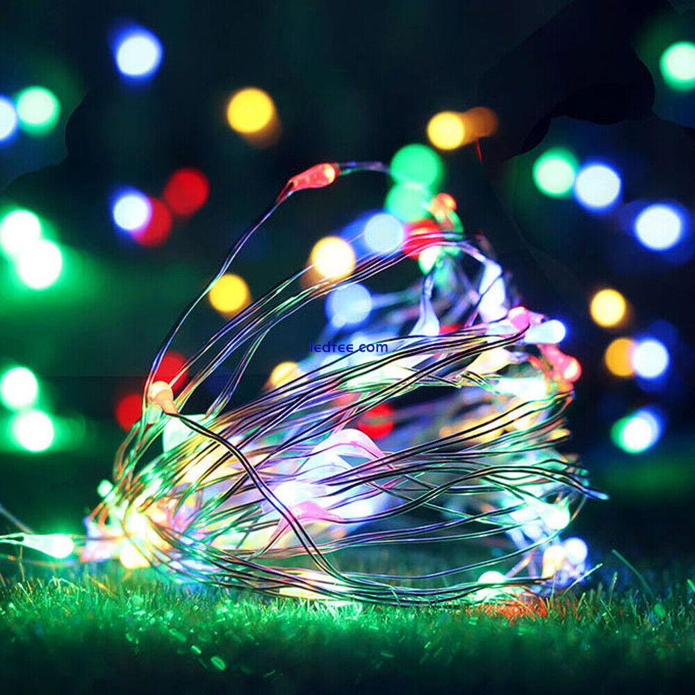 USB Plug In LED Fairy String Lights DIY Micro Copper Wire Decor Party Wall Decor 5 