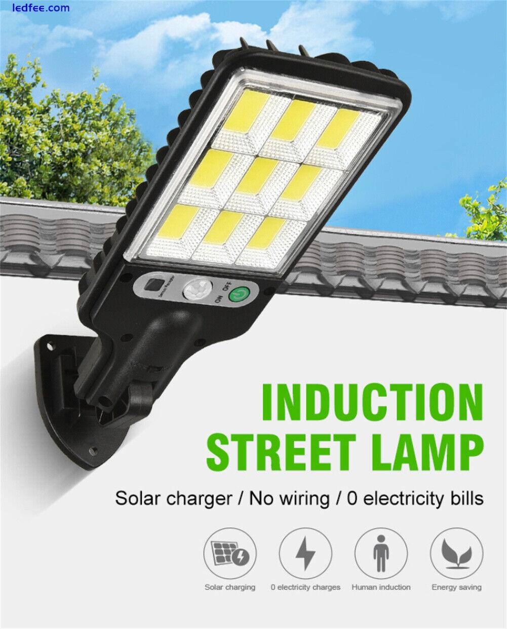 LED Solar Light Motion Sensor Outdoor Garden Security Street Lamp Wall Mount 0 