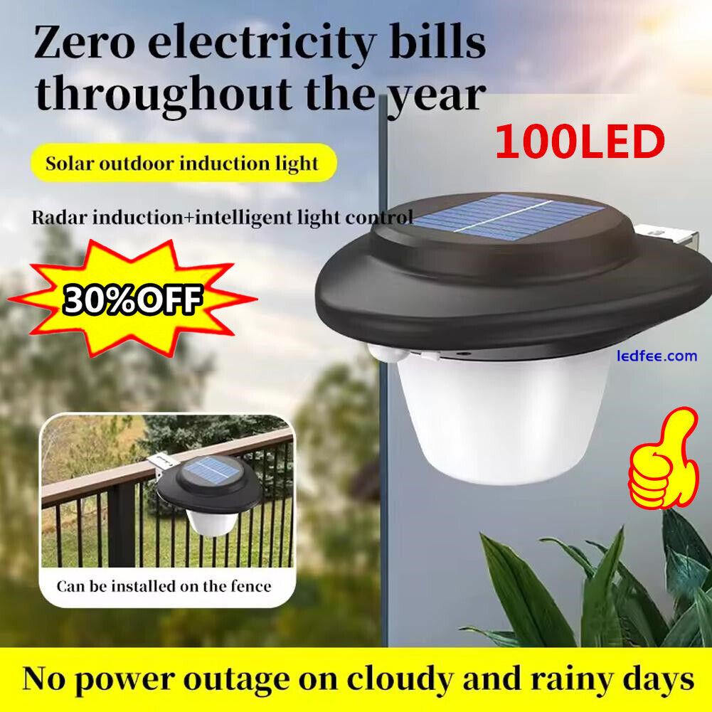 Outdoor Solar Wall Light LED Motion Sensor Bright Flood Street Lamp Garden HOT 0 