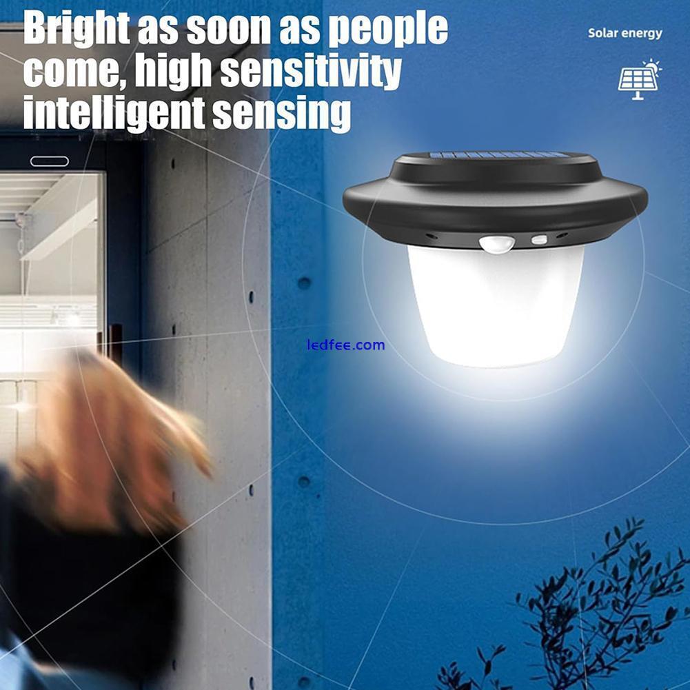 Outdoor Solar Wall Light LED Motion Sensor Bright Flood Street Lamp Garden - 1 