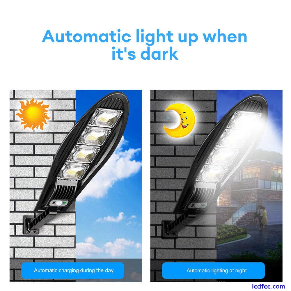 Solar Street Light Outdoor Waterproof LED for Garden Adjustable Angle Solar Lamp 5 