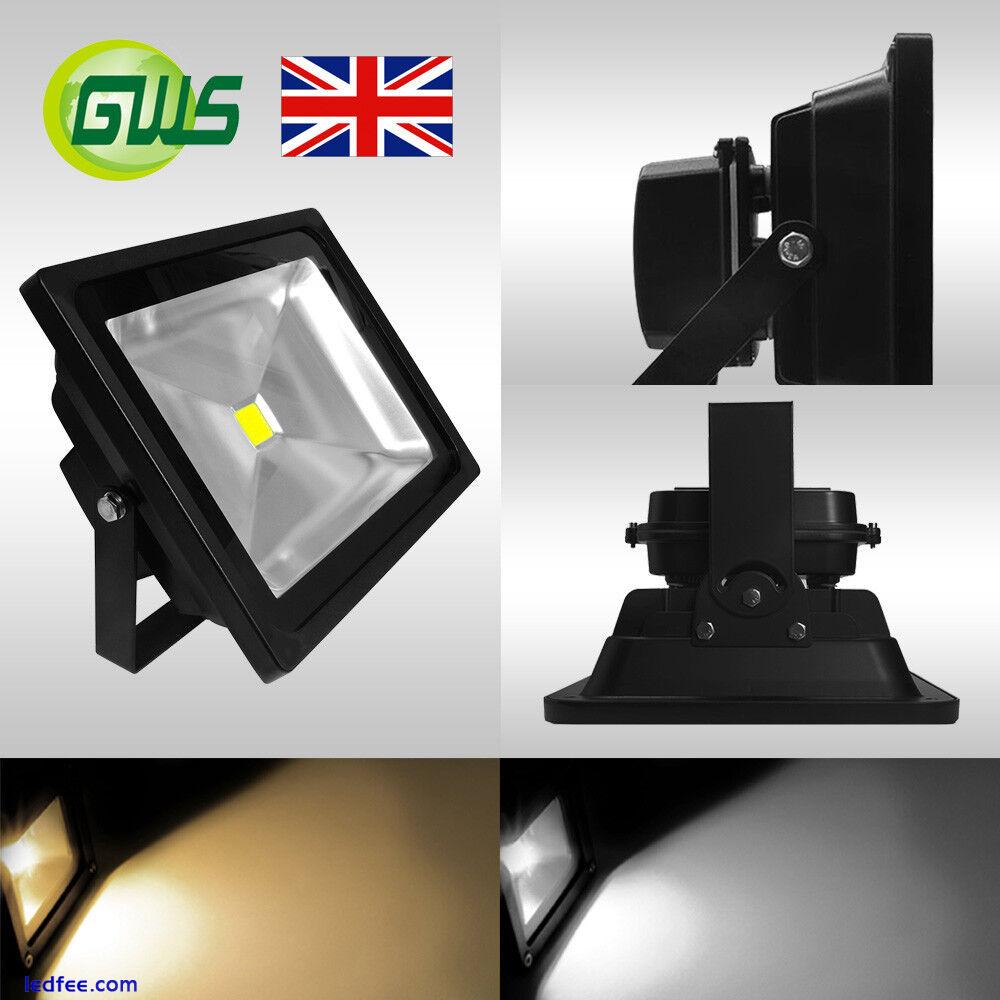 LED Flood Light Classic/PIR Motion Sensor Security Garden Outdoor Lamps IP65 UK 2 