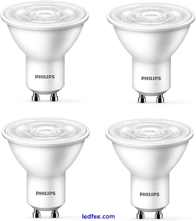 GU10 LED Bulbs Spot Light Lamps Warm White Down Lights Lightbulbs Philips-4pack 0 