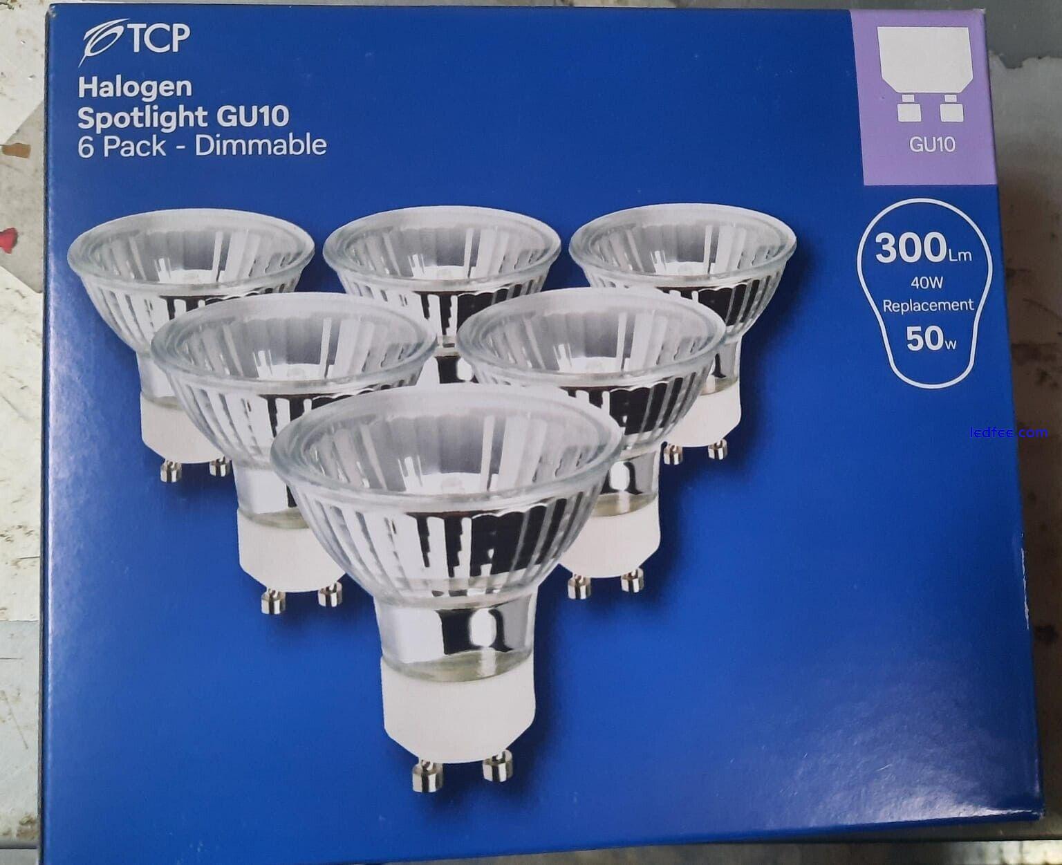 12 Pack of Spot Light GU10 2800K 300Lm 50.W 30° Dimmable Warm White Halogen Bulb 1 