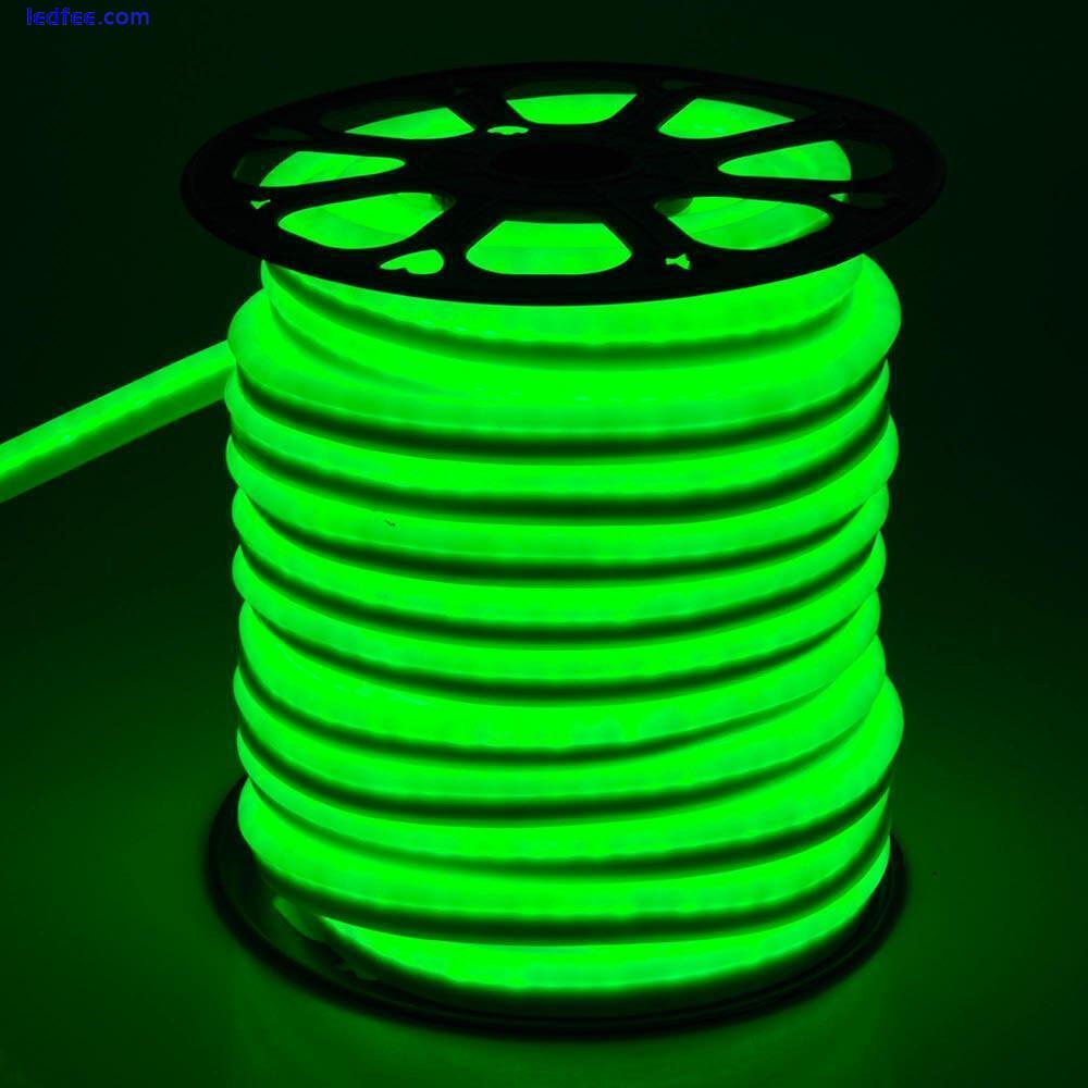 Double Sided LED Neon Flex Rope Strip Light IP67 220V 240V Outdoor Lighting UK 3 