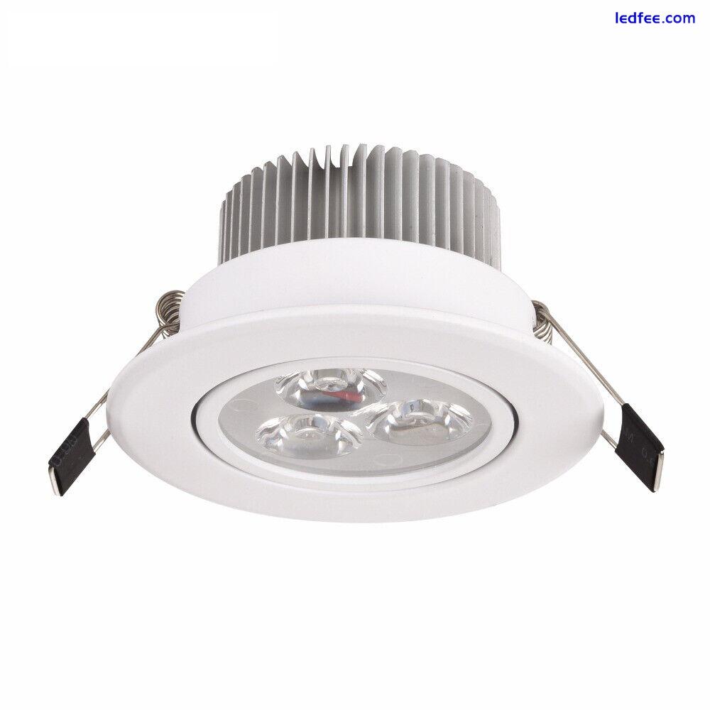 9W Recessed Led Ceiling Down Light Fixture Spotlight Lamp Bulb Warm White 33500K 2 