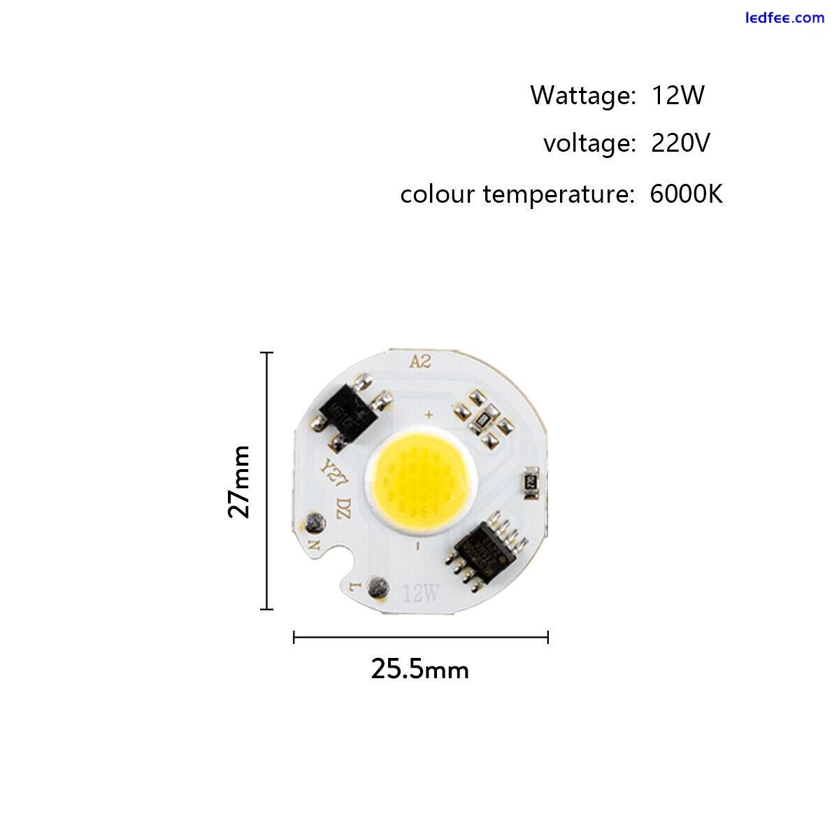 220V 240V LED COB Chip Boards Smart IC for Downlight Bulbs DIY 3W 5W 7W 10W 12W 5 