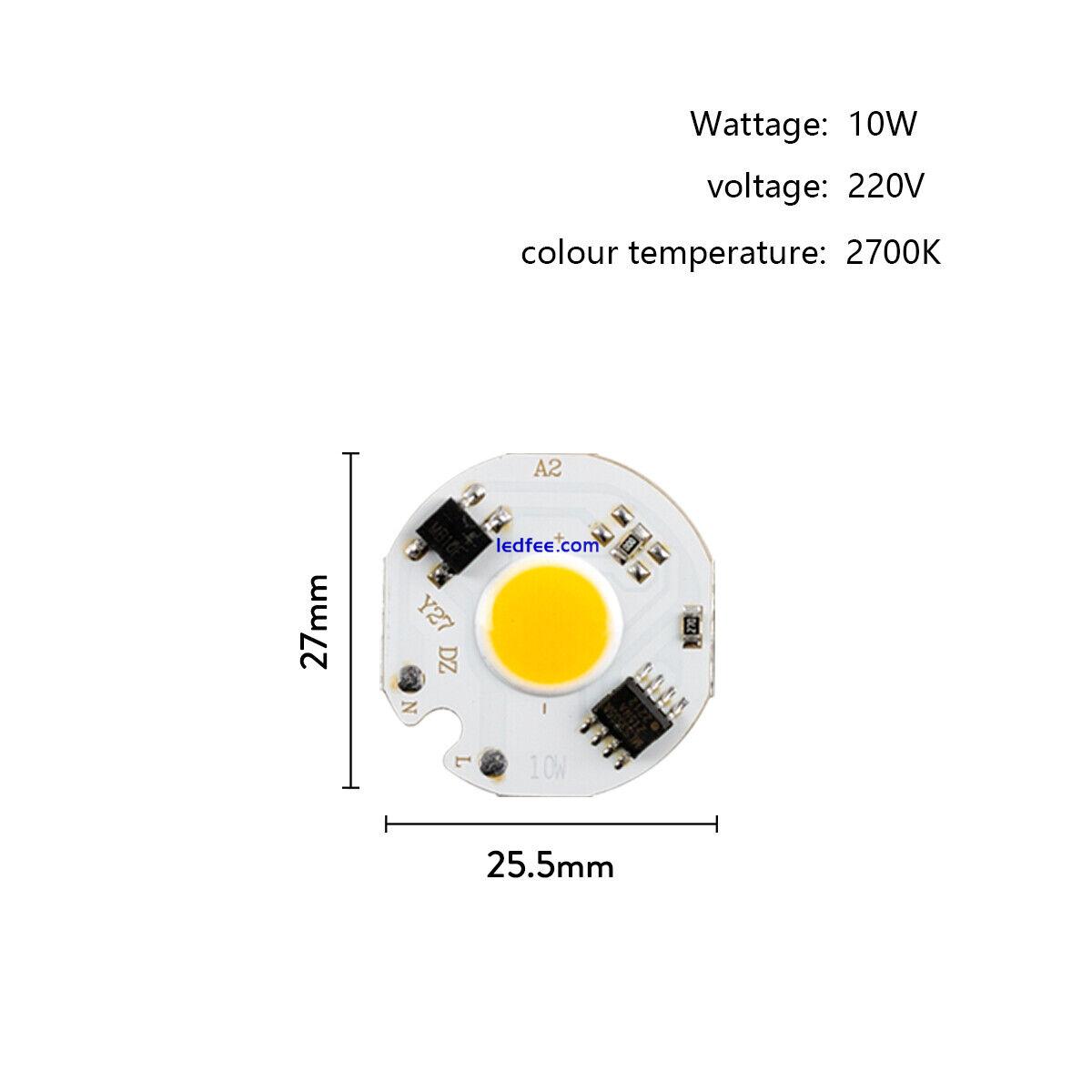 220V 240V LED COB Chip Boards Smart IC for Downlight Bulbs DIY 3W 5W 7W 10W 12W 4 