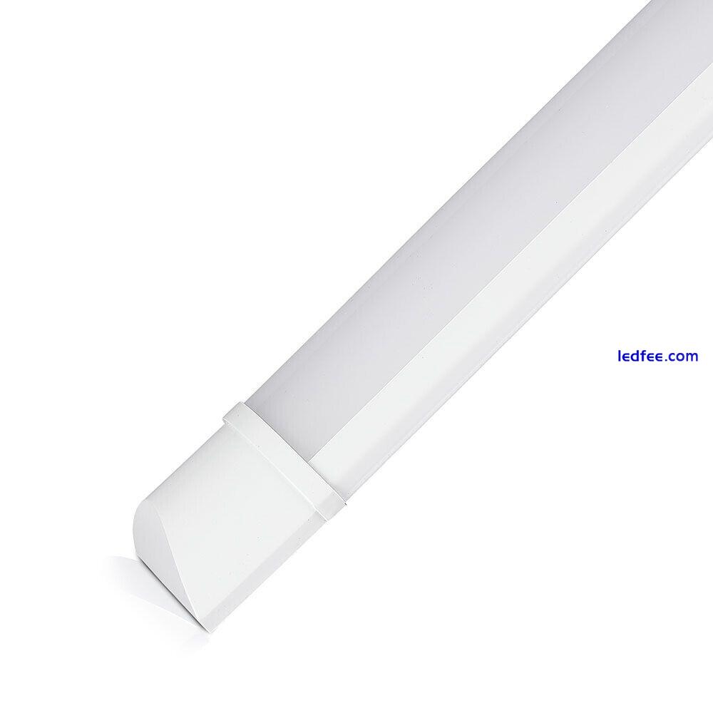 LED Batten Light Slim 4FT 40W Ceiling Fitting Low Profile 6500K 120CM LEDBRITE 2 