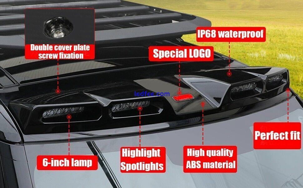 Top Lamp Roof Light Bar Led Light Bar Fits For Land Rover DEFENDER 2020-2024 3 