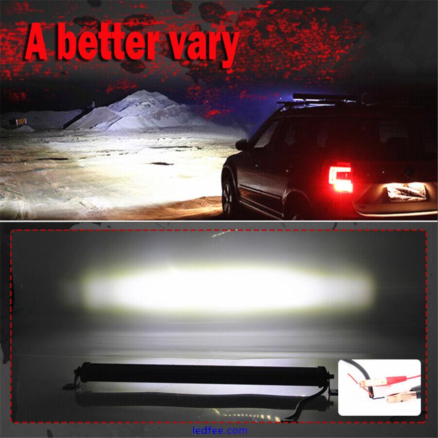 13in 180W LED Work Light Bar Spot Flood Combo Beam Car Driving Snow Fog Lamp 1 