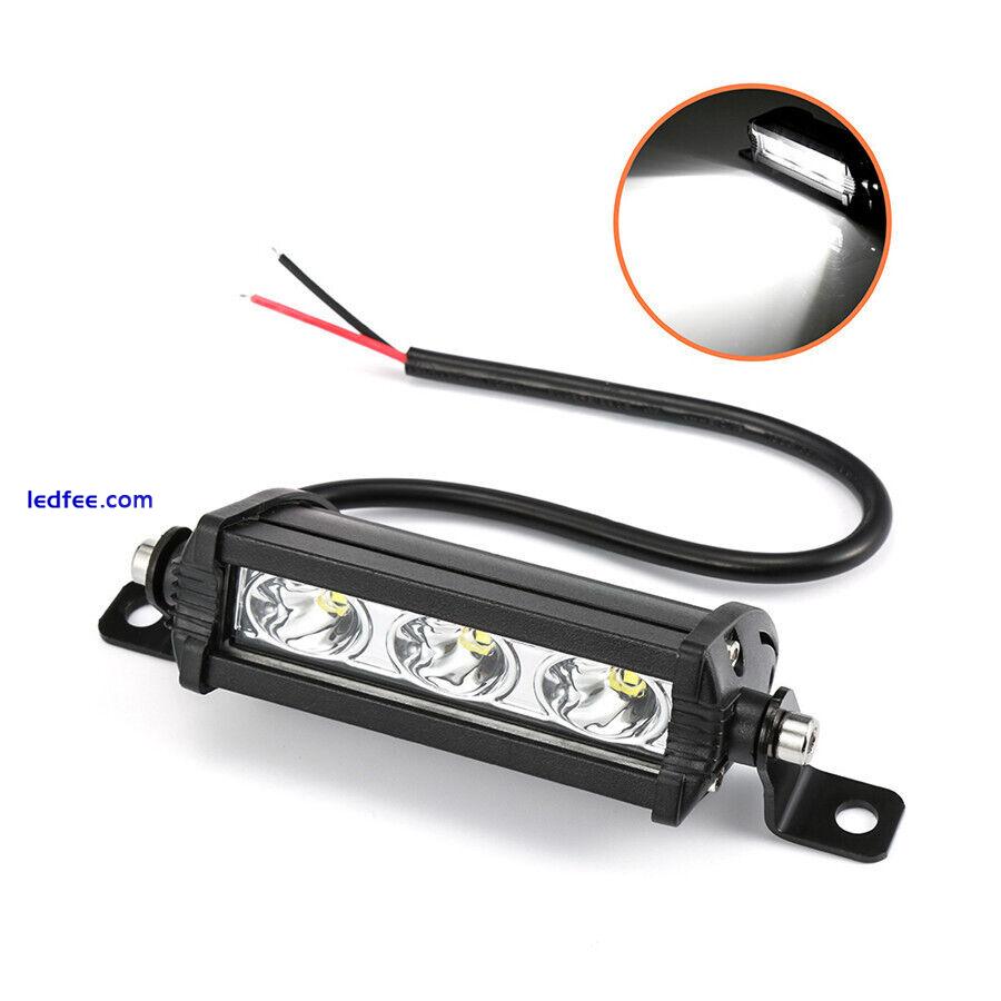 Car LED Work Light Bar 3LED Waterproof Offroad Work Bulb Headlight Fog Light 4 