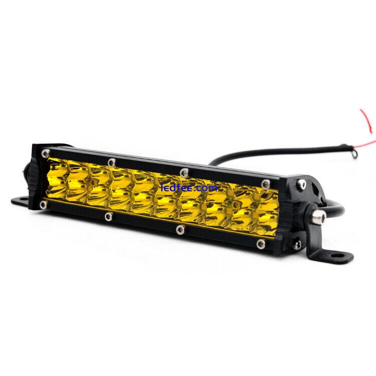 7inch Slim LED Light Bar Fog Driving Dual Row for Truck Off road ATV SUV Car UTE 5 