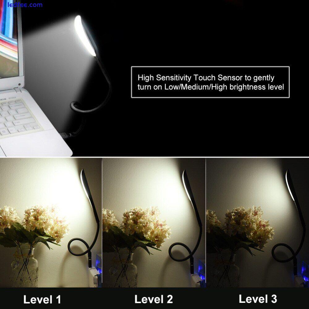 Portable USB LED Touch Dimmable Table Night Light Lamp for Power Bank PC Laptop 2 