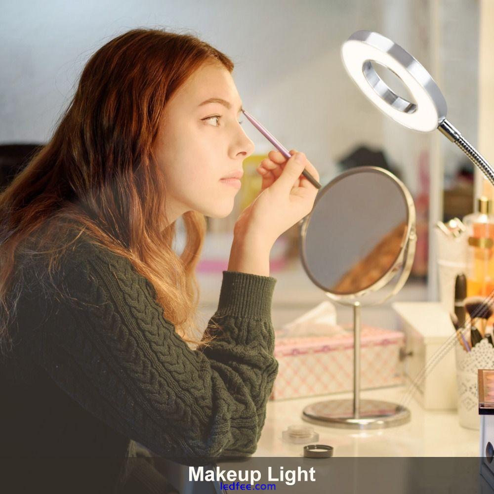 Adjustable Dimmable LED Desk Lamp Clip on Reading Light  Makeup 1 